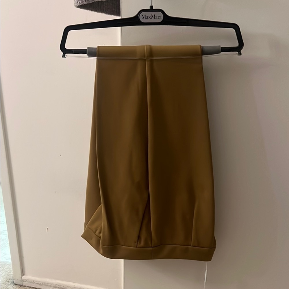 Max Mara jersey trouser NWT tan